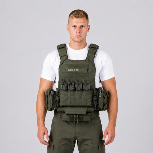 GRN HMT-69 MODULAR PLATE CARRIER (Olive Drab)