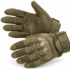 Zeytin Yeşili Taktik Eldiven Çifti Taktik Combat FlexShield 511 Model Motosiklet Operasyon Outdoor Sport Korumalı Tam Uzun Eldiven - Haki