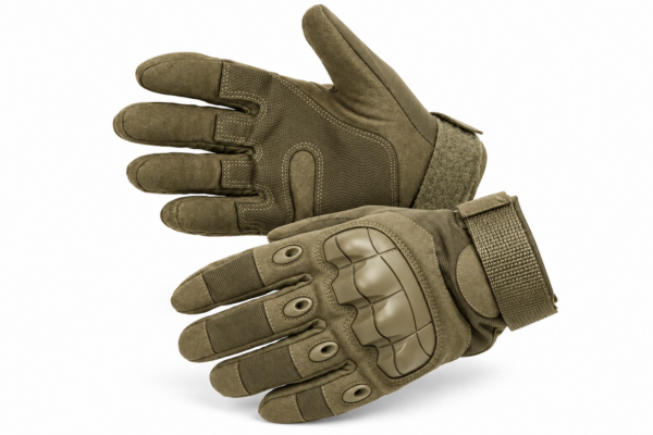 Zeytin Yeşili Taktik Eldiven Çifti Taktik Combat FlexShield 511 Model Motosiklet Operasyon Outdoor Sport Korumalı Tam Uzun Eldiven - Haki